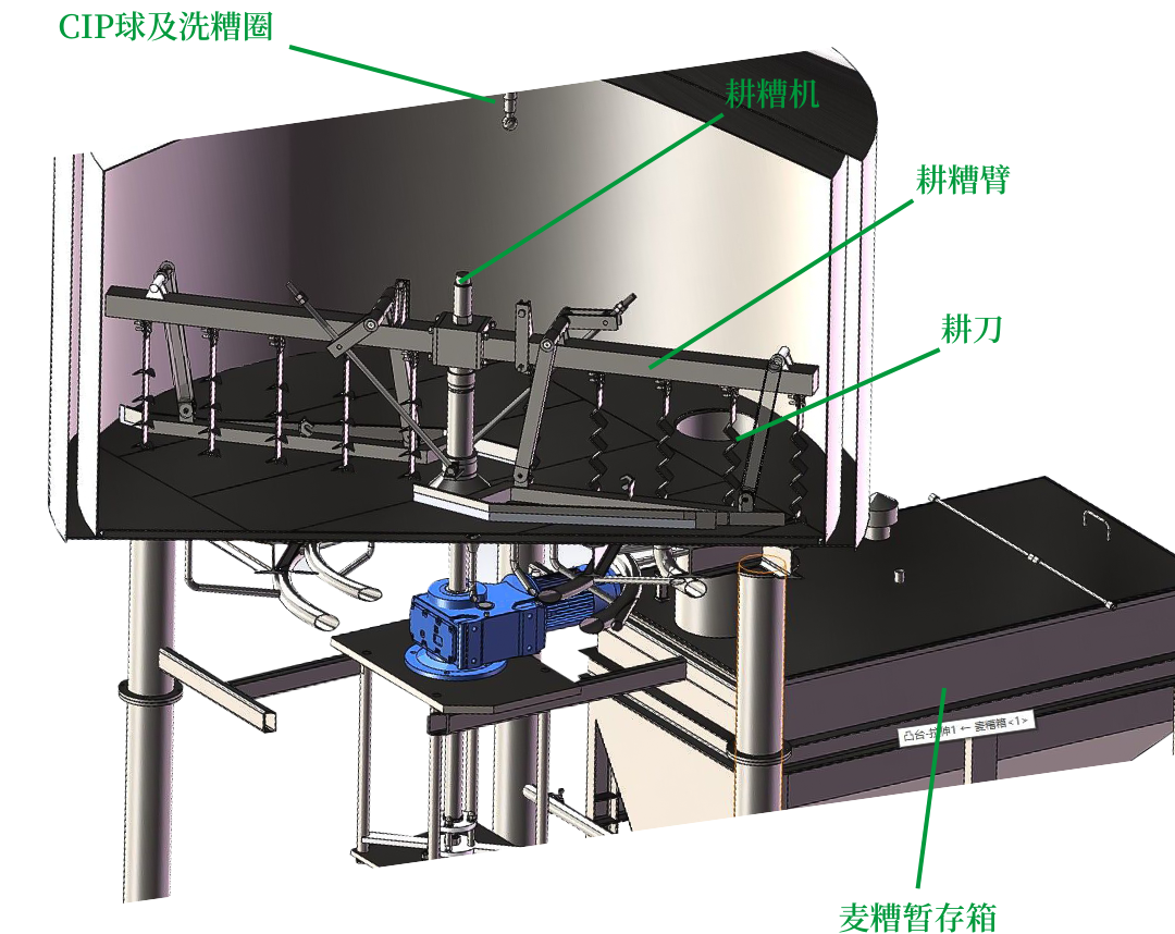 天泰<a href=http://m.xoesj.com.cn/ target=_blank class=infotextkey>啤酒設(shè)備</a>過濾罐三維設(shè)計(jì)圖